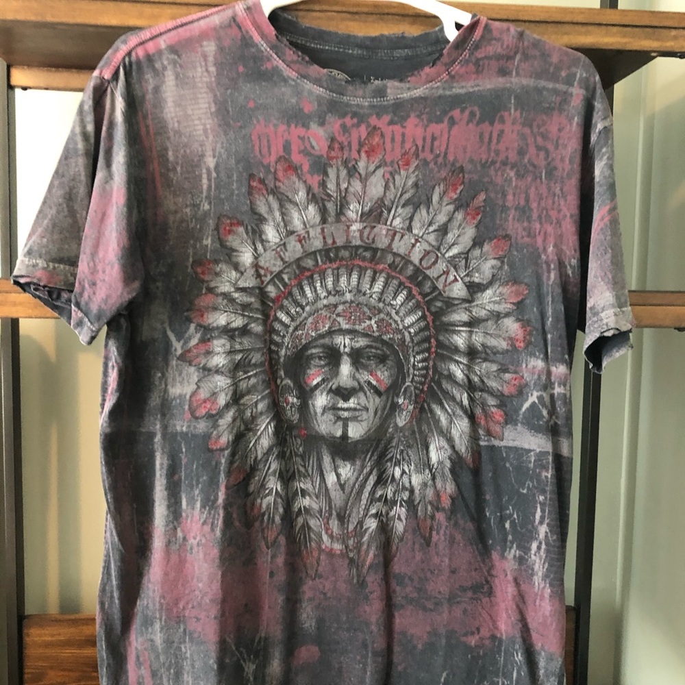 Men’s Affliction Distressed T-shirt